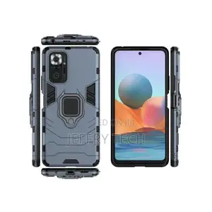 Metal Ring Car Holder for Xiaomi Redmi Note 10 Pro - Blue
