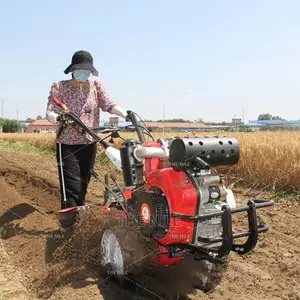 8 Horsepower Four-Wheel Drive Tiller