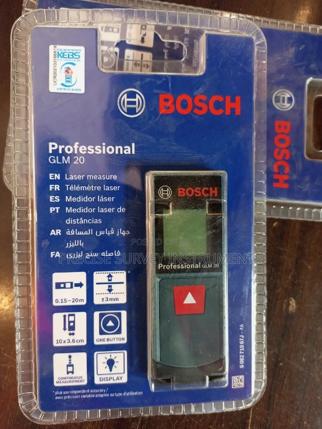 Bosch Laser Distance Meter (Upto 20m )