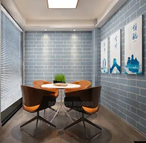 Blue Brick Wallpaper