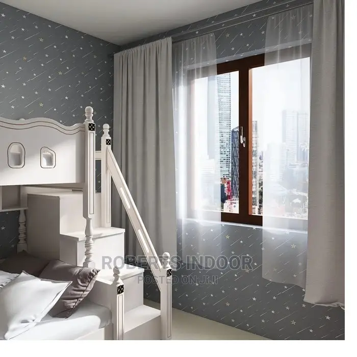 Self Adhesive Starred Wallpaper
