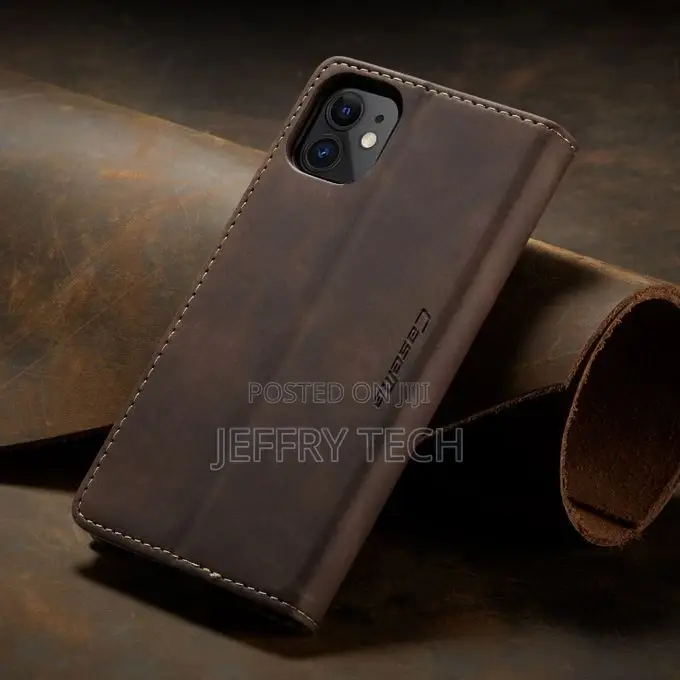 Case Credit Card Leather Cover for iPhone 11