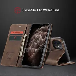 Case Credit Card Leather Cover for iPhone 11