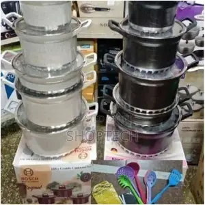 19 Pc Bosch Granite Pots
