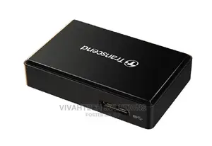 Black Transcend SD And Microsd Card Reader USB 3.1 Gen 1