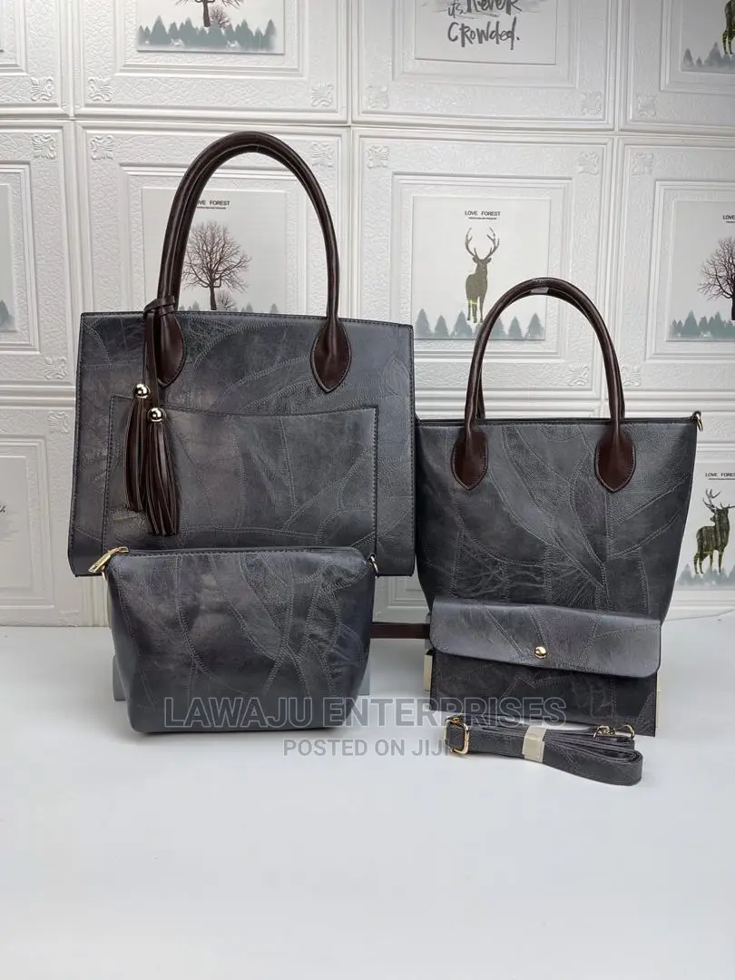 4in1 Ladies Handbag - Grey