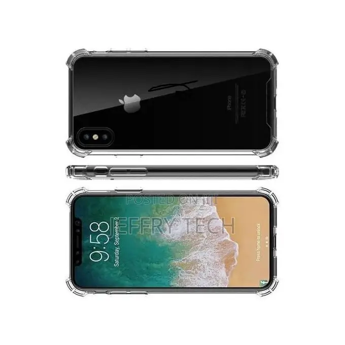 Anti-Shock Back Cover for iPhone Xs Max - Clear