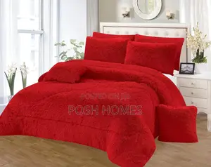 Velvet Plush Fluffy Duvet Set