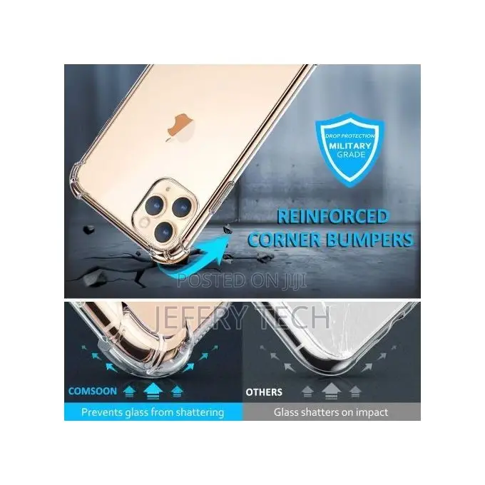 Anti-Shock Transparent Cover for iPhone 11 Pro Max