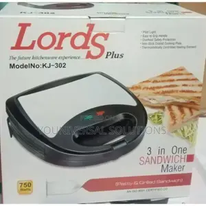 Lords 3in1 Sandwich Maker