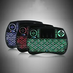 Wireless Keyboard Portable Hand-Held With Touchpad Backlight for PC
