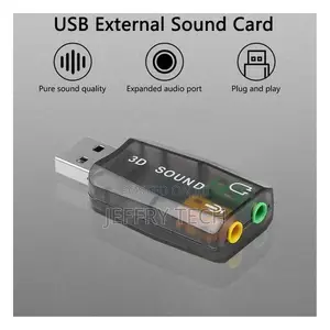 External USB Sound Card Audio Adapter Mic Speaker Audio Inte
