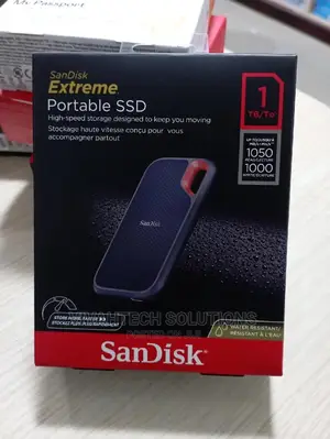 Sandisk Extreme 1TB High-speed Storage Portable SSD (1000GB)