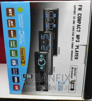 Brand New Radio With Bluetooth, Fm, Aux