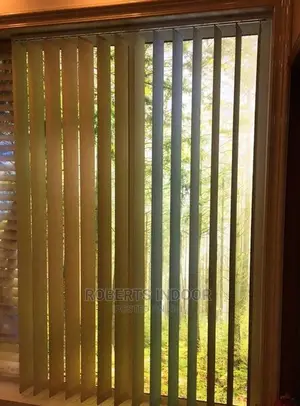 Yellow Mustard Vertical Window Blinds