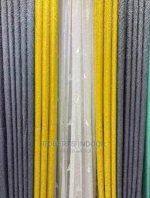 Grey and Yellow Curtains