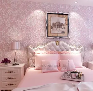 Pink Damask Wallpaper