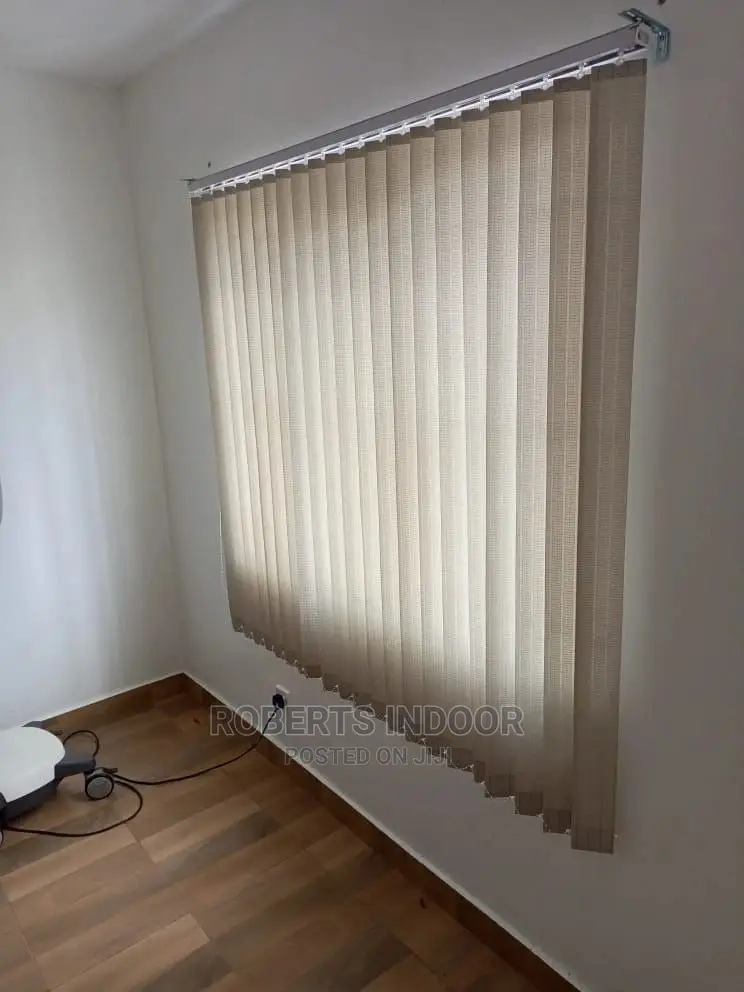 Beige Vertical Window Officeblind