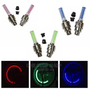 4pcs Cycle Bik Dark Glow Tyre Valve Light Cap