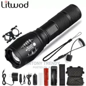 XML T6 Led Flashlight Zoom Flash Light Linterna Torch .