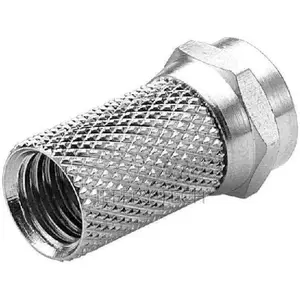 Twist-On F Type / F Connector (Use With RG6U Coax Cables)