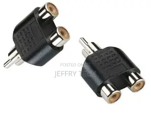 RCA Audio / Video Splitter Adapter – Y Splitter – RCA Male T