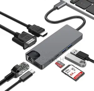 8-In-1 USB C Docking Station / USB Type C Port Replicator –