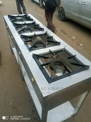 Four Burners Stainless Steel Gas Cooker(Commercial Cooker)