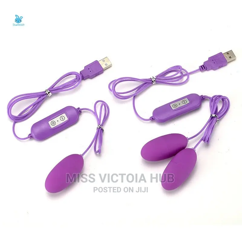 USB Charger Double Egg Bullet Vibrator With Kegel Balls