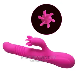 Best Heating Rotating Clitoris G-Spot Telescopic Vibrator