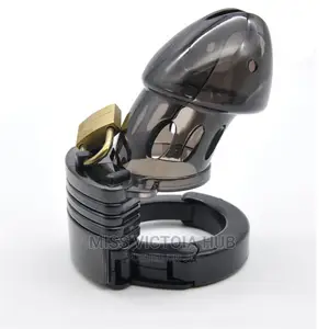 Men's Plastic Locking Dildo Device Penis Cage
