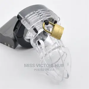 Men's Plastic Locking Dildo Device Penis Cage