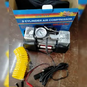 Digital Tyre Inflatordouble Cylinder Portable Air Compressor