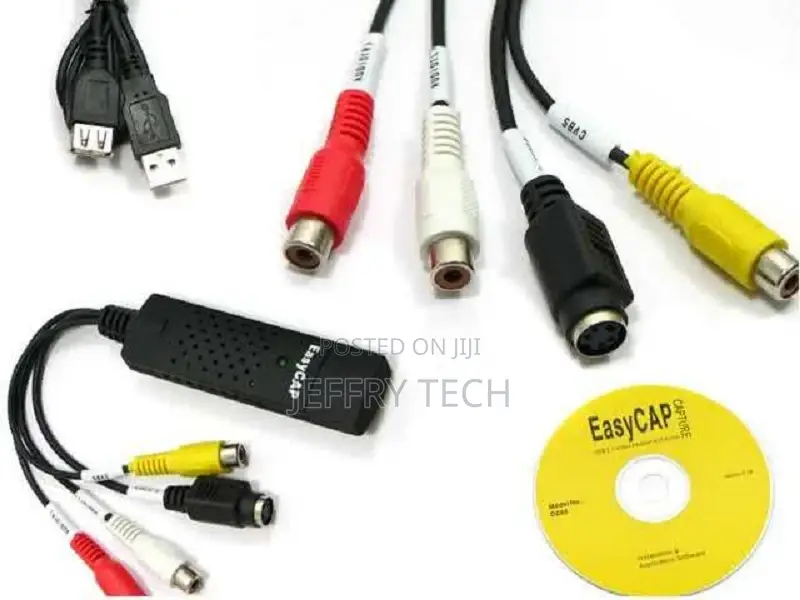 USB AV/RCA Video Capture Device / Video Grabber | VHS to PC
