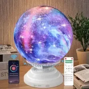 New Link for 3D Printing Galaxy Moon Lamp Moon Night