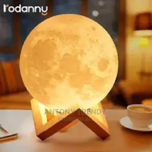 Colors Moon Lamp USB Rechargeable Touch Change Remote 3D.