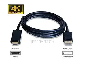 1.8 Meter Passive Displayport to HDMI Cable 4K / Ultra HD /