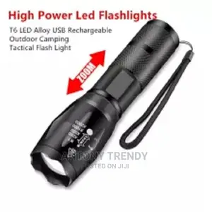 Portable Powerful XML-T6 LED Flashlight Waterproof.