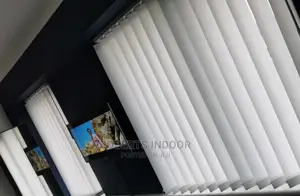 White Vertical Window Blinds