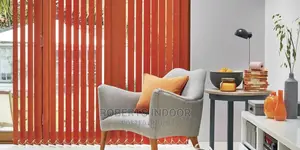 Orange Vertical Window Blinds
