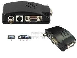 BNC to VGA Converter or Svideo to VGA Converter (Connect CCT