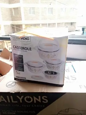 White Casserole Set