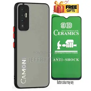 Silicon Cover for Tecno CAMON 18P +Ceramicss