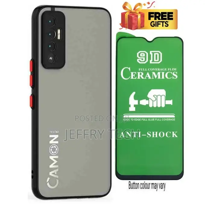 Silicon Cover for Tecno CAMON 18P +Ceramicss