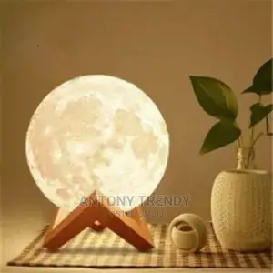 3D Printing Galaxy Moon Lamp Moon Night.