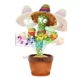 Funny Dancing Talking Cactus Toy .