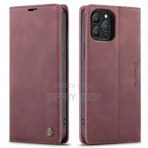 Caseme Wallet Magnetic Case for iPhone 13 Pro, Leather Walle