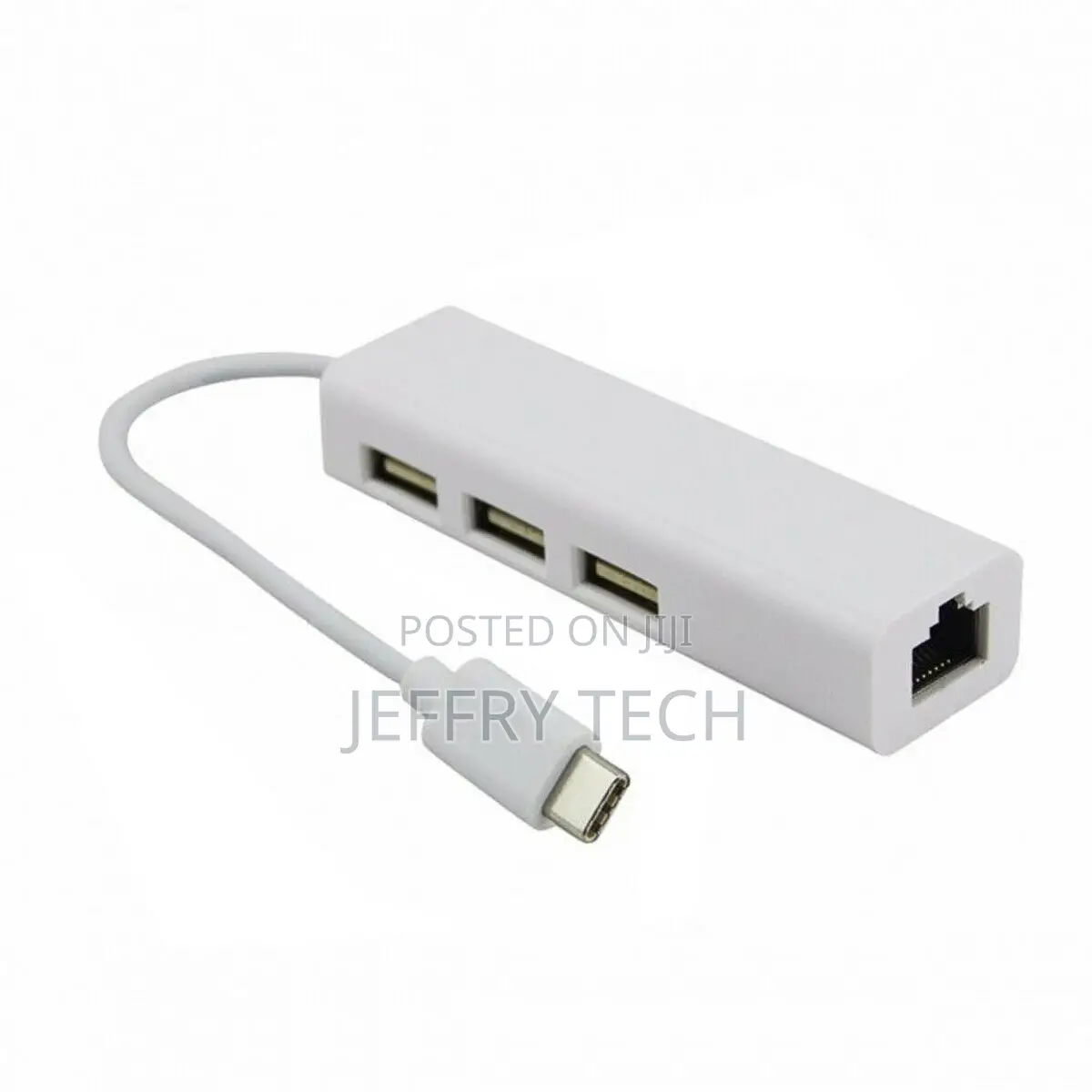 USB 3.1 Type C Multiple 3 Ports Hub With Gigabit Ethernet N
