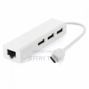 USB 3.1 Type C Multiple 3 Ports Hub With Gigabit Ethernet N