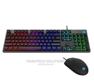 HP USB Gaming Keyboard and Mouse KM300F Colorful Backlight